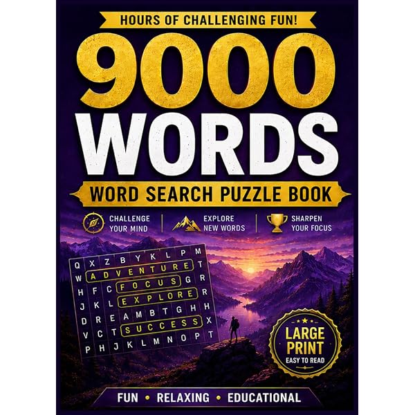 Amazon.com: BIG 4850 Word Search Large Print for Adults: 200+